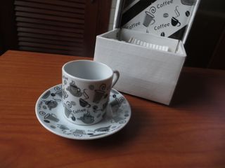 Estuche juego 2 tazas de café