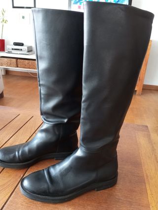 Botas altas negras Zara