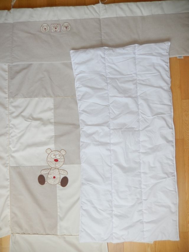 Conjunto edredón, funda nórdica para cuna