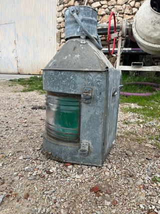 Lampara hierro antigua