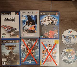 Lote 6 juegos PS2 