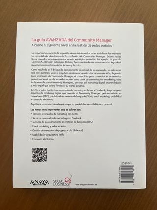 Libro La Guia Avanzada del Community Manager