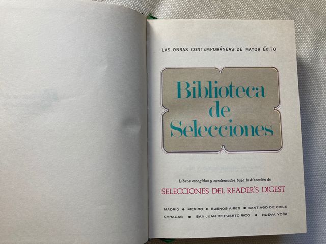 Libro Selecciones de Reader’s Digest - 4 Historias