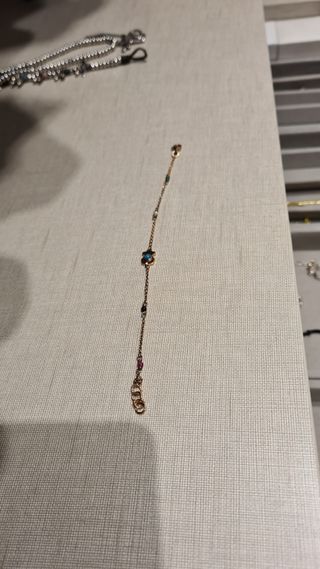Pulsera dorada Tous con circonita