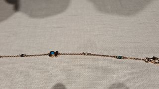 Pulsera dorada Tous con circonita