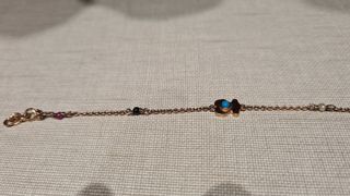 Pulsera dorada Tous con circonita