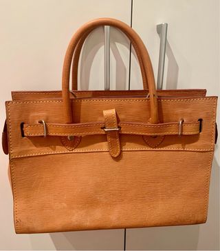 Bolso de Piel - Cuero Natural Auténtico. 