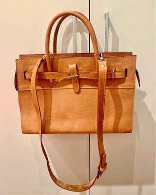 Bolso de Piel - Cuero Natural Auténtico. 
