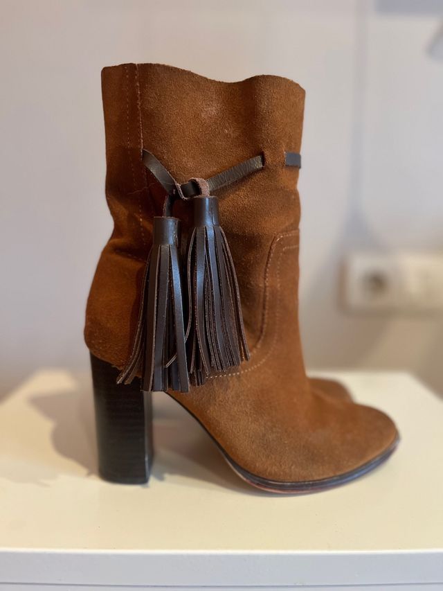 Botines Piel de Ante T.37