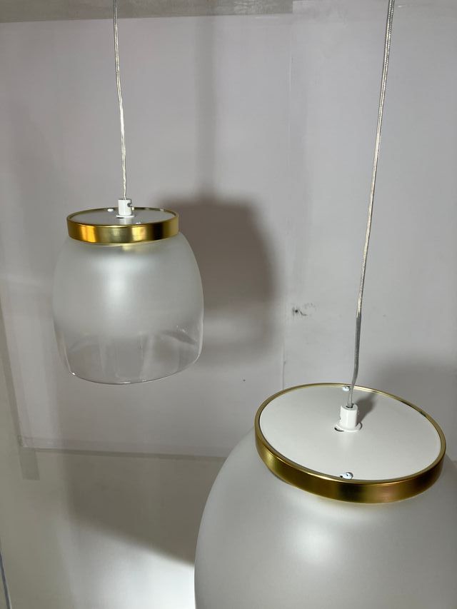 Lampadario Led vetri soffiati