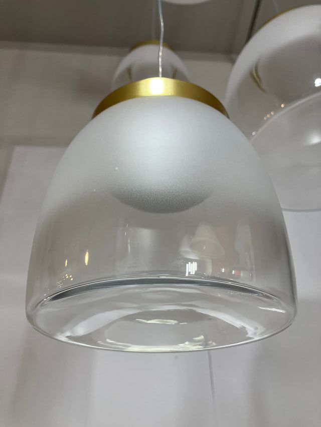 Lampadario Led vetri soffiati