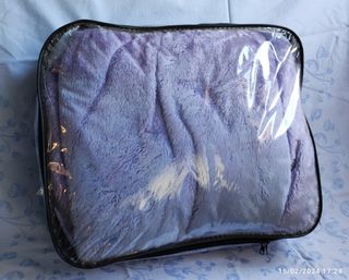 Fodera auto in peluche viola