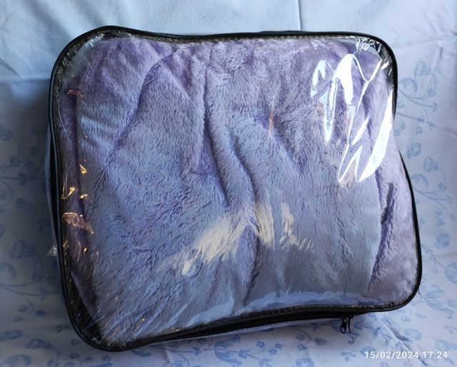 Fodera auto in peluche viola 