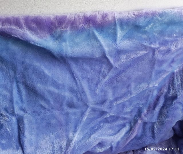 Fodera auto in peluche viola 