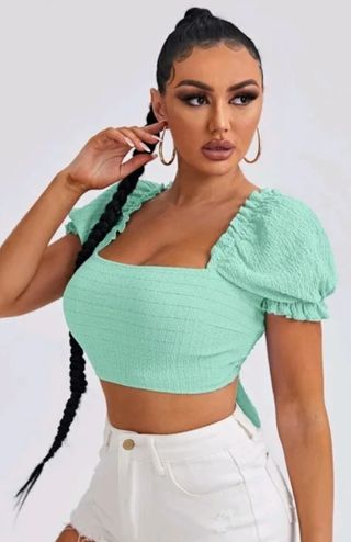 Blusa espalda descubierta S