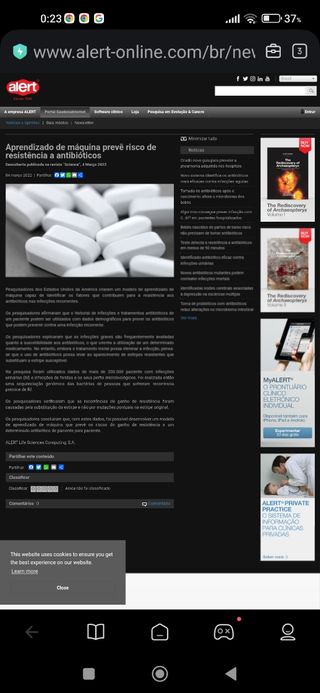 Máquina da Pathogen, é um preditor de eficácia.