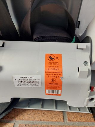 Silla BRITAX-RÖMER VERSAFIX grupo 1-2