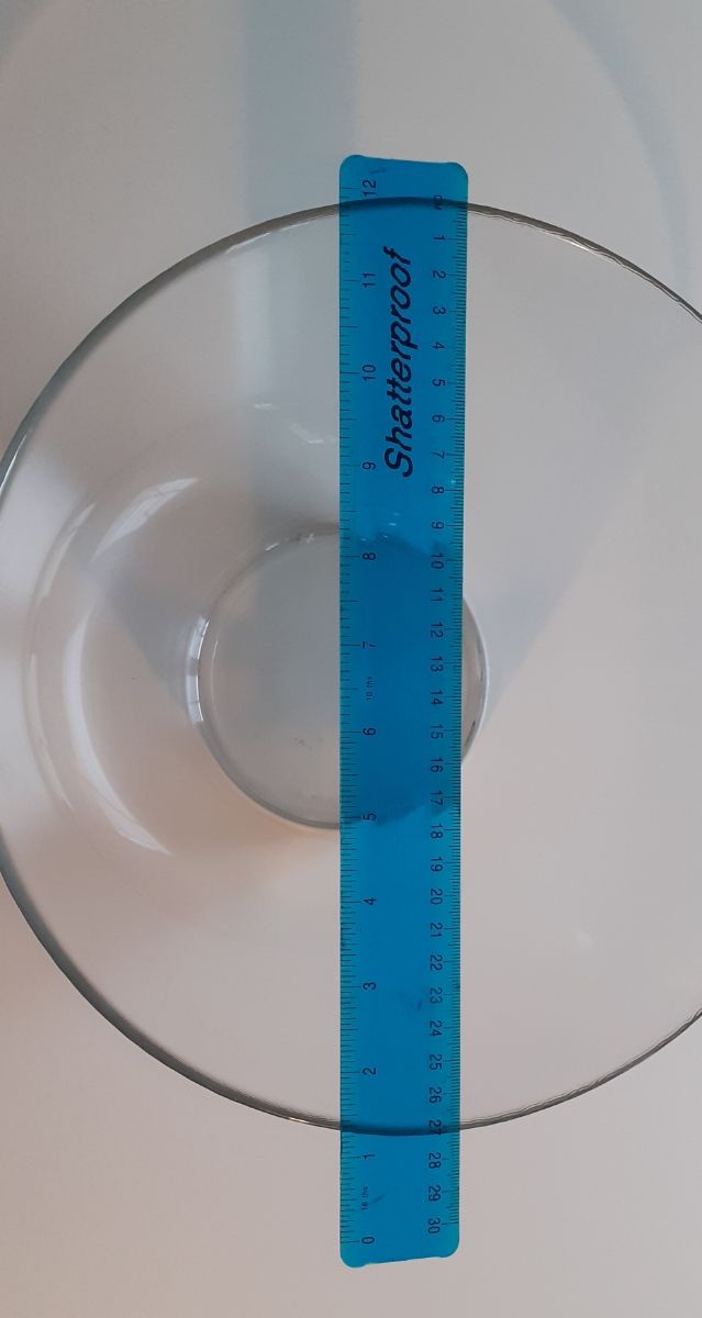 Frutero grande de cristal