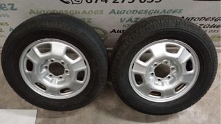 Pareja de llantas chapa en 17 Toyota Land Cruiser