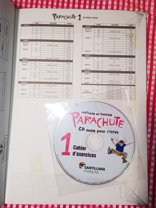 2Libros parachute cahier d´exercises y livre 1