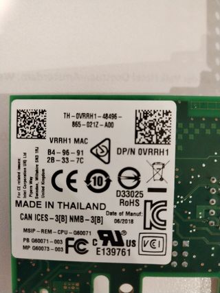 Scheda di rete Intel DP/N TH0VRRH1