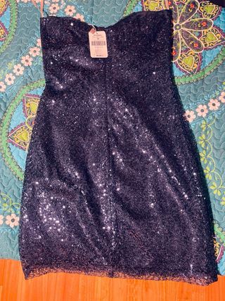 Vestido Azul de Noche nuevo con etiqueta