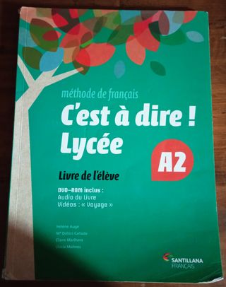 Libro francés A2 santillana c´est à dire