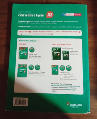 Libro francés A2 santillana c´est à dire