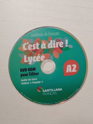 Libro francés A2 santillana c´est à dire
