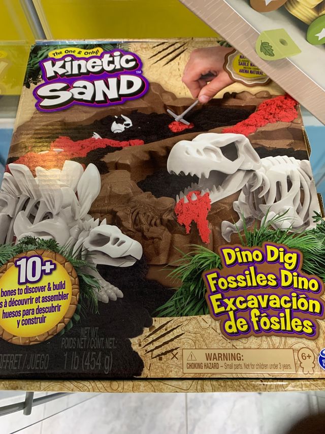 kinetic sand NUEVO SIN ABRIR Dinosaurios juego