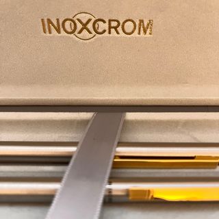 Inoxcrom plata con dorado