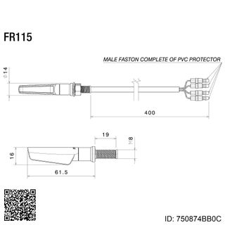 Intermitente Trasero LED SMD con Luz de  7508