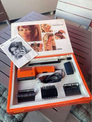 SET VINTAGE 1972 MARCA ‘’Braun” - asciugacapelli