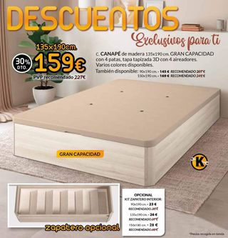 OFERTAS CANAPÉS GUADIANA EN HELLÍN