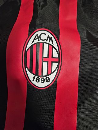 sacca borsa zaino sacchetta rossonera adidas milan