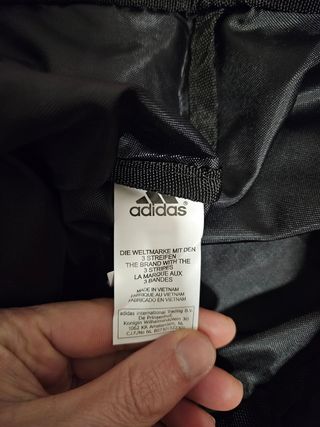 sacca borsa zaino sacchetta rossonera adidas milan