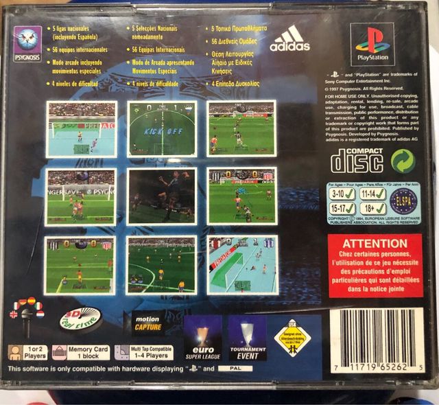 Adidas Power Soccer International 97