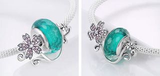 Pulsera con charms en Plata de primera ley 925