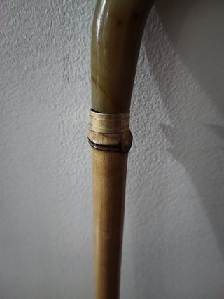 Bastón con puño tipo resina