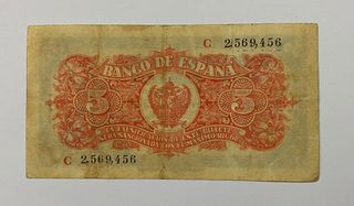 5 pesetas año 1937