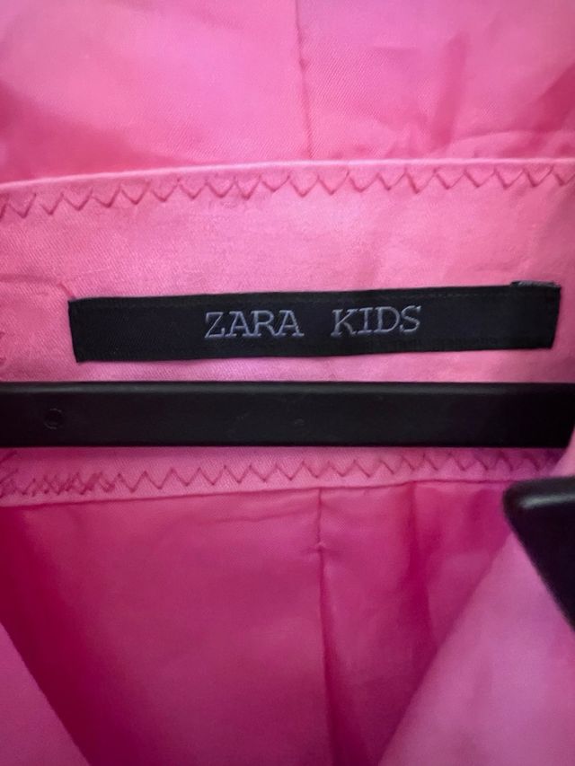 trench coat gabardina Zara niñas rosa