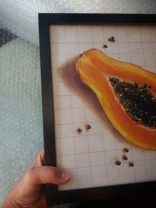 Cuadro óleo "Papaya"