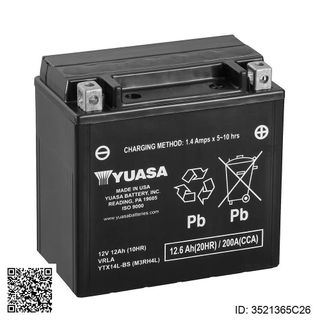 Bateria YTX14L-BS Combipack (con electro 3521