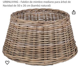 cesta para  arbol navidad nueva