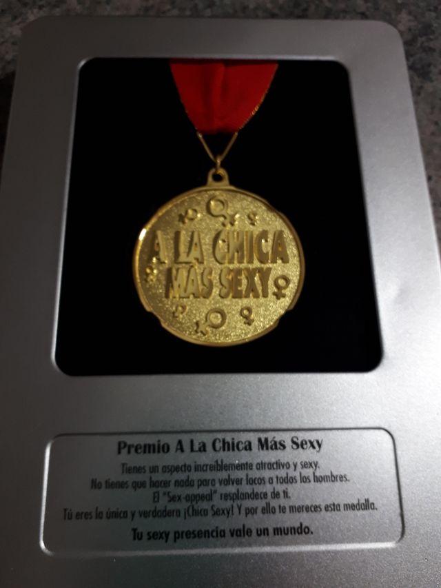 Medalla/trofeo "A la chica más sexy"