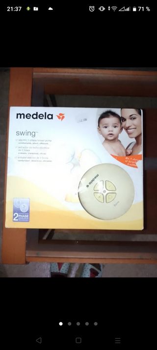 SAC a leche marca madela.
