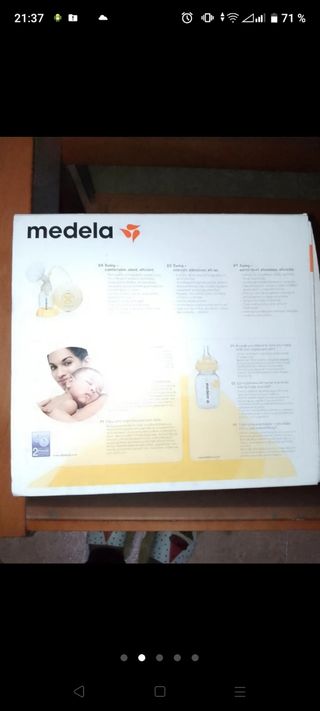 SAC a leche marca madela.