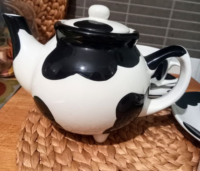 Juego loza pint a mano VACA LDAKE N ZN, AMSTERDAM