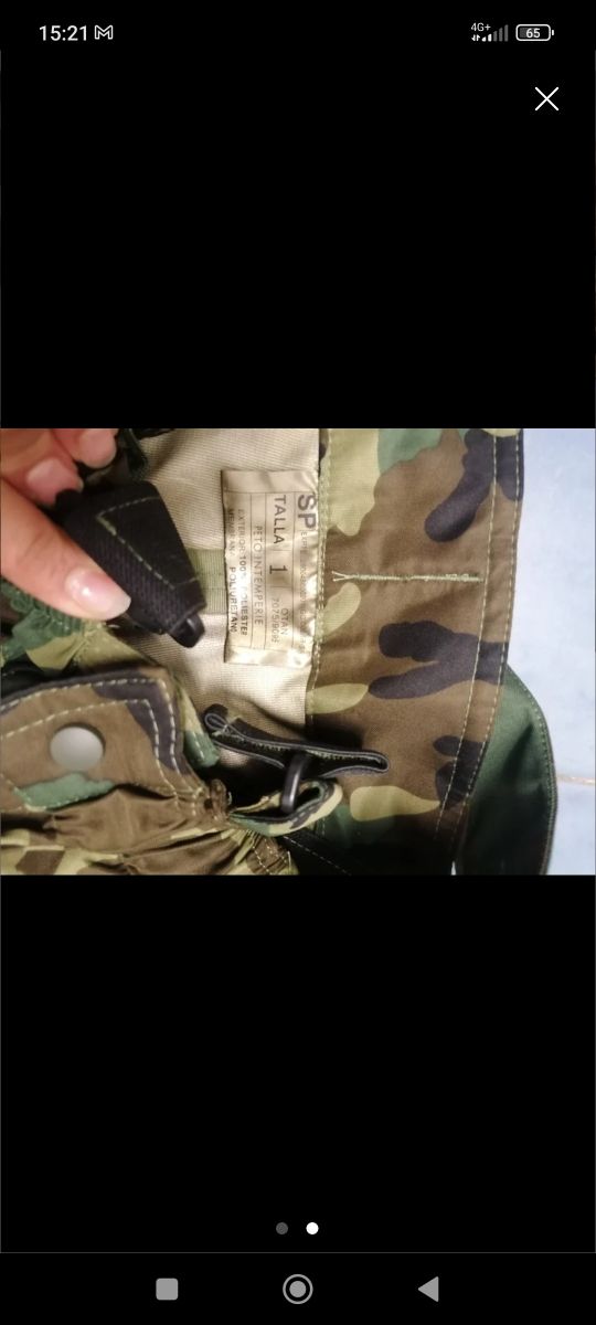 Chubasquero militar talla 1