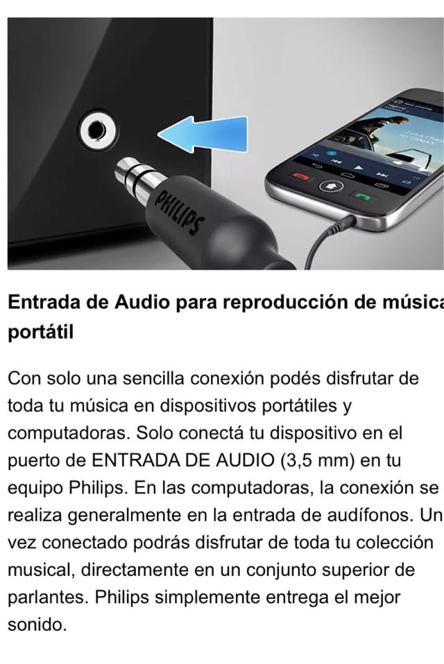 Altavoz base Philips DS3205/12